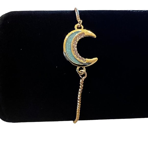 New Eye Candy Los Angeles Delicate CZ Crescent Moon Adjustable Tie Brace… - Picture 3 of 4